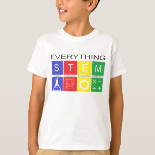 Biedt alles wat STEM T-Shirt met zwarte tekst