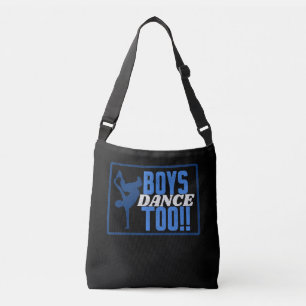 Biedt een danserendag grafisch crossbody tas