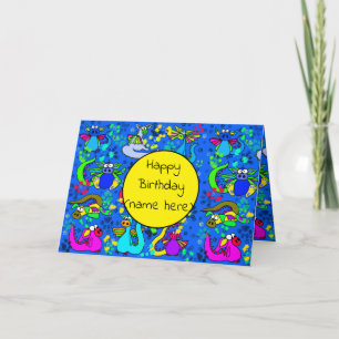 Biedt een speciale dragon-Birthday-kaart Kaart