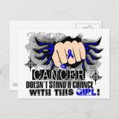 Biedt geen kankerkanker briefkaart (Voorkant / Achterkant)