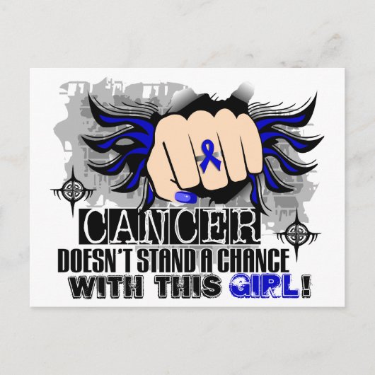 Biedt geen kankerkanker briefkaart (Voorkant)
