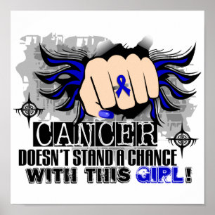 Biedt geen kankerkanker poster