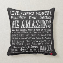 Biedt Inspirerend dansprijzen Pillow - Black