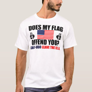 Biedt mijn vlag je aan? t-shirt