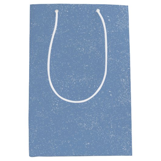 Biedtas met Denim-stijl Medium Cadeauzakje (Voorkant)