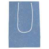 Biedtas met Denim-stijl Medium Cadeauzakje (Achterkant)