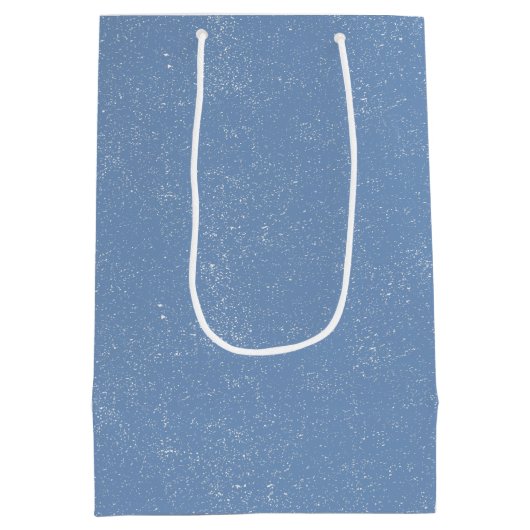 Biedtas met Denim-stijl Medium Cadeauzakje (Achterkant)