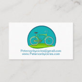 Biedwinkel voor fietsenreparatie visitekaartje (Achterkant)
