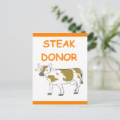 biefdonor briefkaart (Staand voorkant)