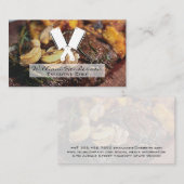 Biefstuk en champignons | slagersmessen visitekaartje (Voorkant / Achterkant)