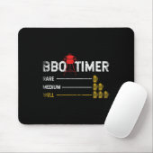 Biefstuk grillen Grappig BBQ Chef Bier Alcohol Ger Muismat (Met muis)