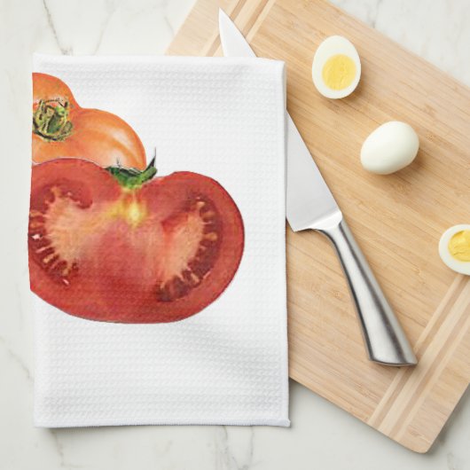 'biefstuk tomaten' keukenhanddoek (Quarter Fold)