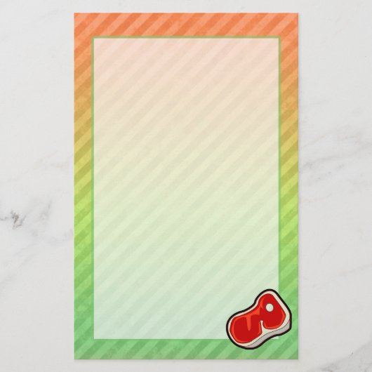 biefstuk van de slager briefpapier (Voorkant)