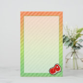 biefstuk van de slager briefpapier (Staand voorkant)