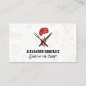 biefstuk | Voedselpictogrammen Visitekaartje (Voorkant)