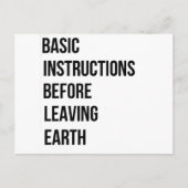 BIEL: Basisinstructies voor het verlaten van de aa Briefkaart (Voorkant)