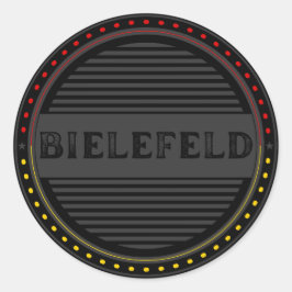 Bielefeld City Pride Emblem – German Identity Ronde Sticker