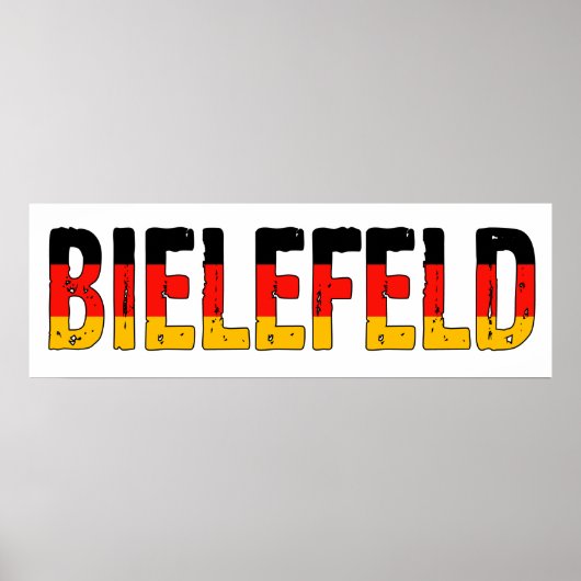 Bielefeld Duitsland Poster (Voorkant)