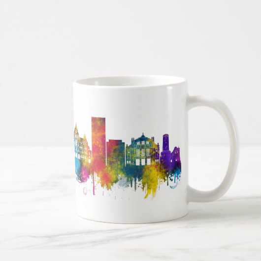 Bielefeld Duitsland Skyline Koffiemok (Rechts)