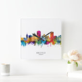 Bielefeld Duitsland Skyline Vierkante Klok (Huis)
