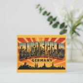 Bielefeld Duitsland Sparrenburg Briefkaart (Staand voorkant)
