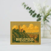 Bielefeld Duitsland Stad Kunst Briefkaart (Staand voorkant)