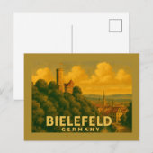 Bielefeld Duitsland Stad Kunst Briefkaart (Voorkant / Achterkant)