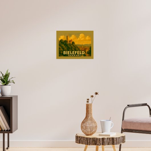 Bielefeld Duitsland Stad Kunst Poster (Woonkamer 3)