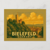 Bielefeld Germany City Art Briefkaart (Voorkant)