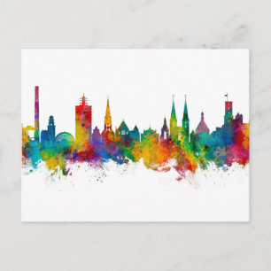 Bielefeld Germany Skyline Briefkaart