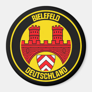 Bielefeld Round Emblem Magneet