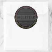 Bielefeld Stadstrots Embleem – Duitse Identiteit Ronde Sticker (Tas)