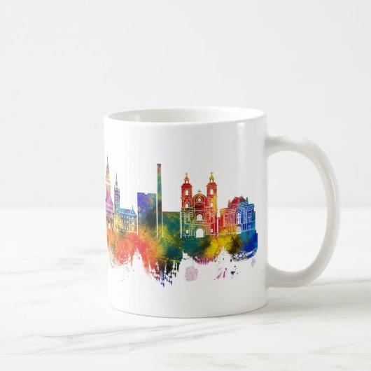 Bielsko-Biala Polen Skyline Koffiemok (Rechts)
