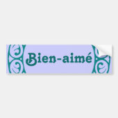 Bien-aimé French bumper sticker (Voorkant)