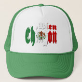 Bien Chingon met Mexicaanse vlag Trucker Pet (Voorkant)