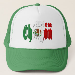 Bien Chingon met Mexicaanse vlag Trucker Pet
