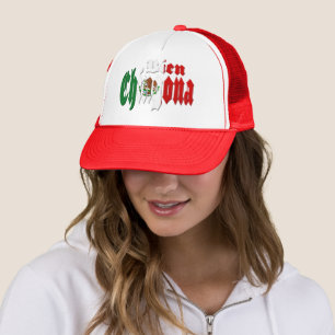 Bien Chingona Mexicaanse vlag Trucker Pet
