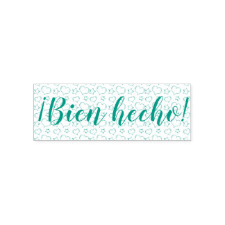 Bien Hecho goed werk in Spaans stempel voor leraar