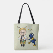 Biene und Ameise Tote Bag (Achterkant)