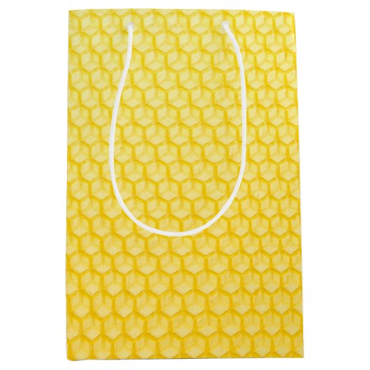 Bienenwabe Medium Cadeauzakje (Voorkant)