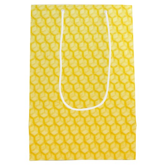 Bienenwabe Medium Cadeauzakje (Achterkant)