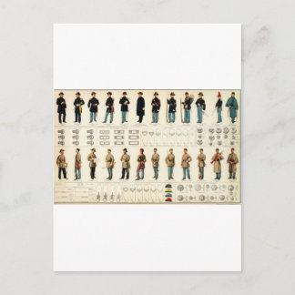 Bien's burgeroorlogsuniformen (1895) briefkaart