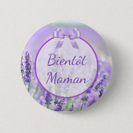 Bientôt Maman Baby shower Button