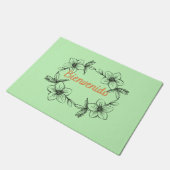 BIENVENIDO. BETEKENIS (ESPANOL) DEURMAT (Schuin)