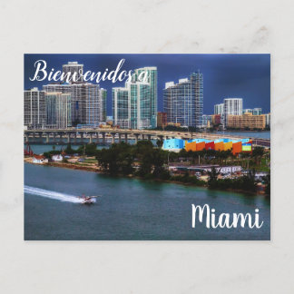 Bienvenidos a Miami-Briefkaart Briefkaart