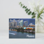 Bienvenidos a Miami-Briefkaart Briefkaart (Staand voorkant)