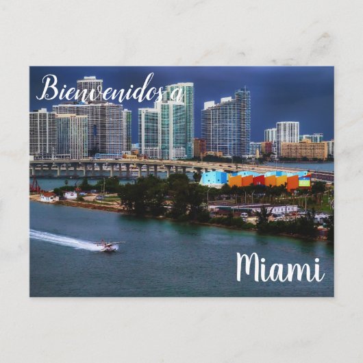Bienvenidos a Miami-Briefkaart Briefkaart (Voorkant)