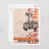 Bienvenidos briefkaart (Voorkant / Achterkant)