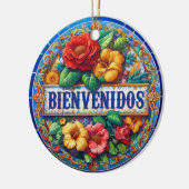 BIENVENIDOS-Ornament Keramisch Ornament (Links)