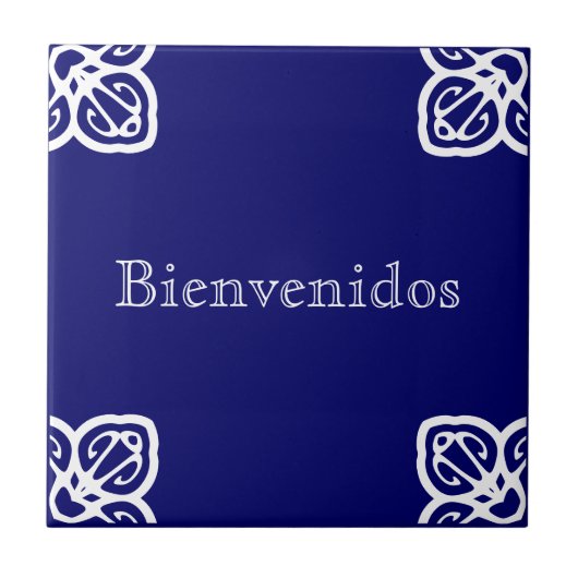 Bienvenidos Sign Tegeltje (Voorkant)